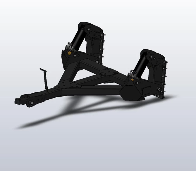 Schlagel PC-4100B Short Draw Bar Hydraulic Hitch for 30" Caddy (8-12 Row)