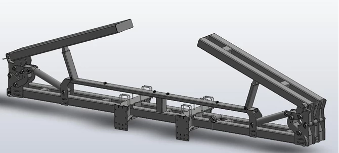 Schlagel PC-4300M 12 Row 22" Folding w/Caddy Mounts Bar