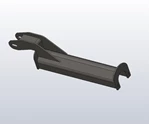 Schlagel PC-4570 Cylinder Stop Weldment