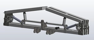 24 Row 20" Folding Bar