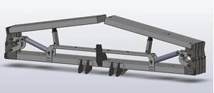 12 Row 40" Folding Bar