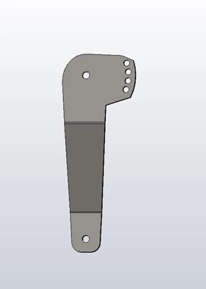Flat Coulter Fork (Left)