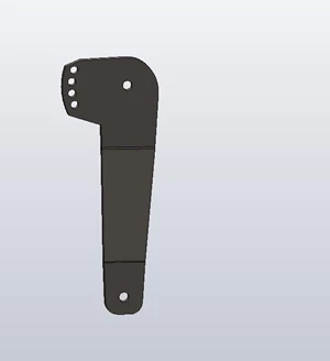 Flat Coulter Fork (Right)
