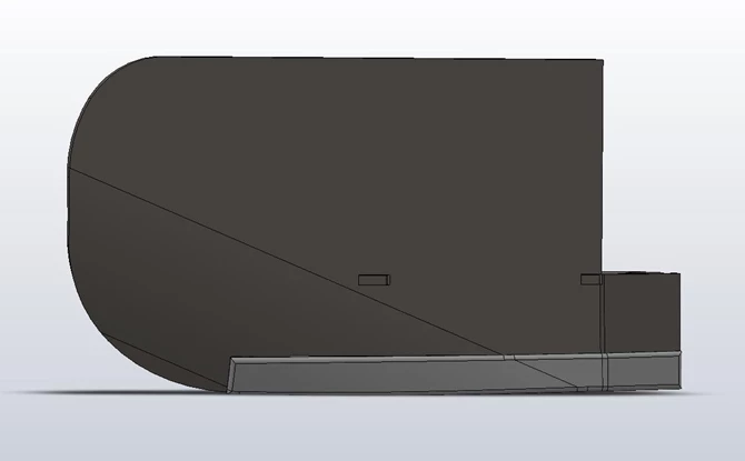 Schlagel TT-1521 22" Ditcher Wing (Right)
