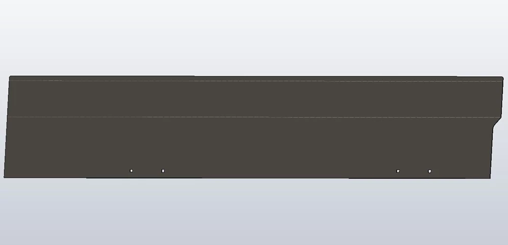 2022-2025 Bumper Hoist Filler Plate 