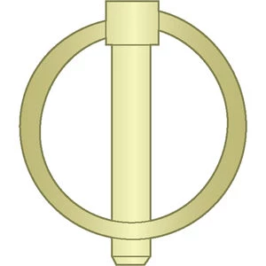 1/4" x 1.313" Lynch Pin Plated