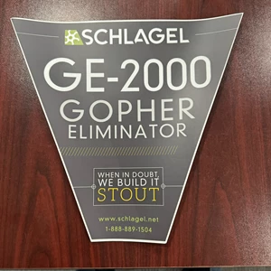 GE Triangular Sticker