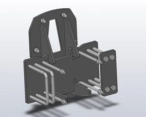 Rear Planter Mount with Bolt Plate