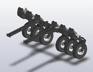 6 Wheel 30" Caddy (without rear hitch)