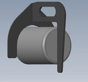 Gated Pipe Plug Lock 10"