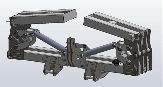 8 Row 30" Folding Bar