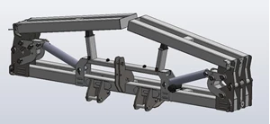 16 Row 22" Folding Bar