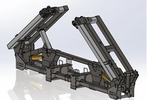 24 Row 30" Folding w/Caddy Bar