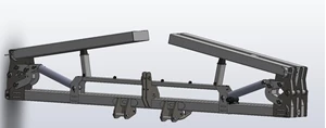 12 Row 38" Folding Bar