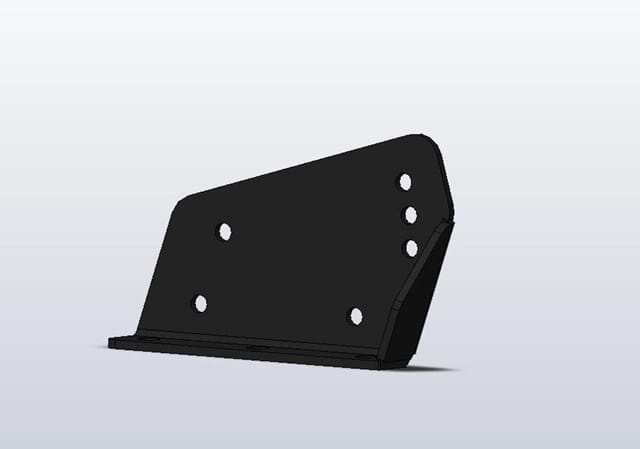 Packer Wheel Mount Bracket (Left)