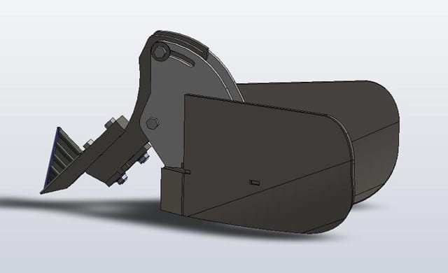 22" Wing Ditcher Assembly without Shank